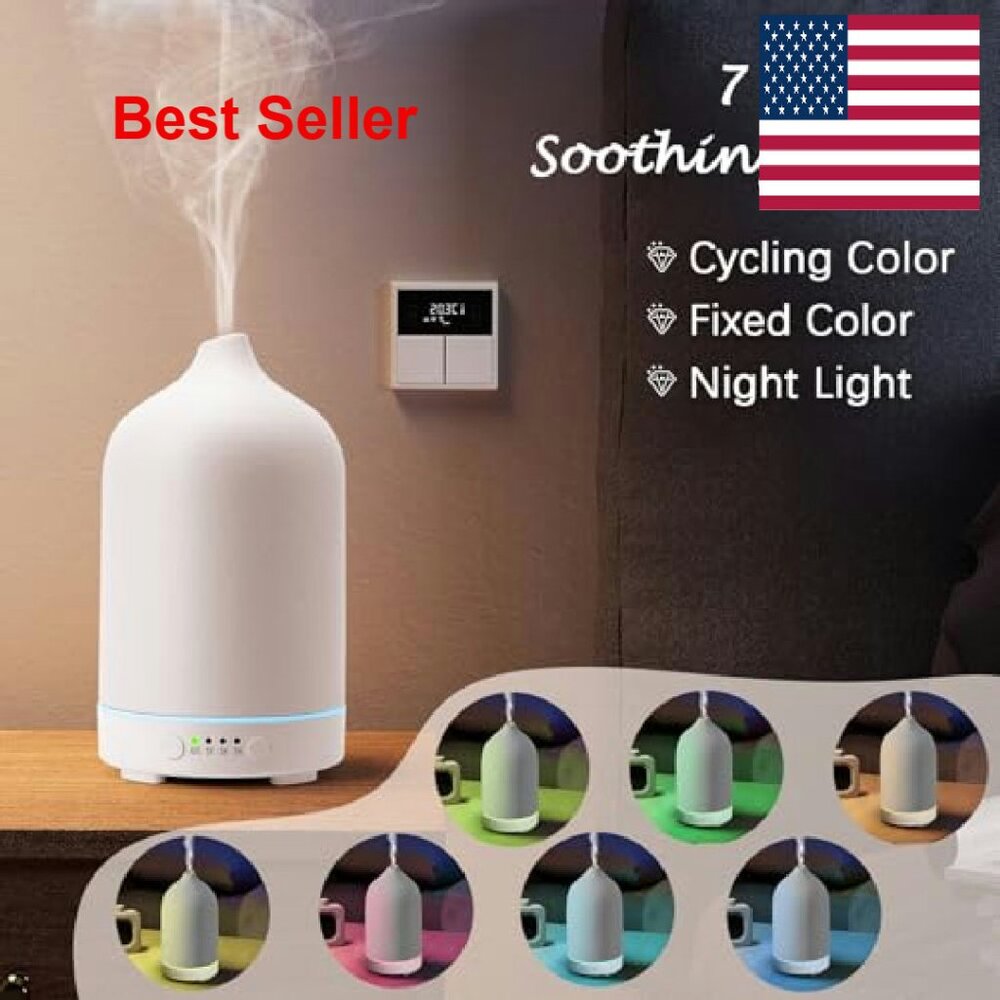 Ceramic Essential Oil Diffuser Aromatherapy Home … - image 6